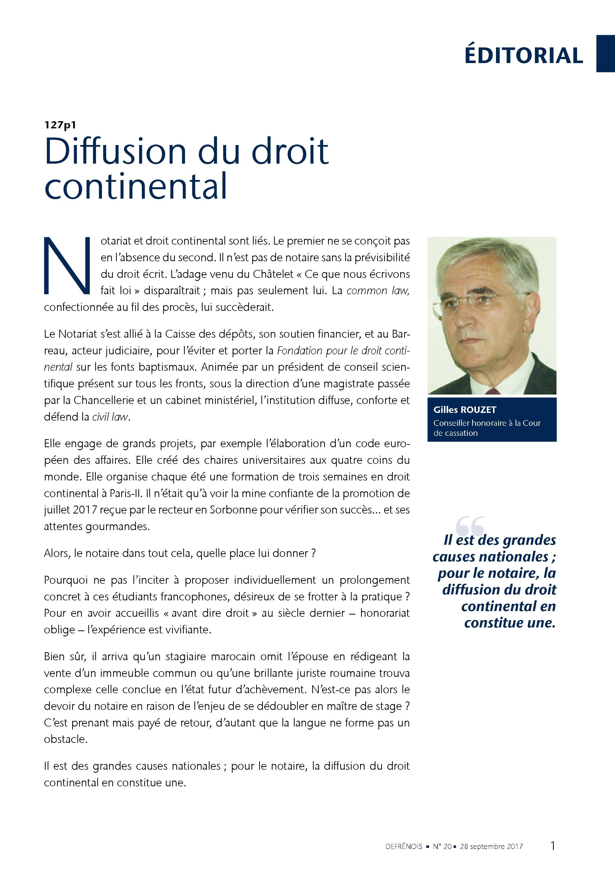 Editorial Gilles Rouzet