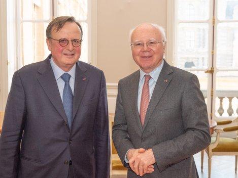 Visite d'une délégation de la CEDH, conduite par son président, M. Guido Raimondi